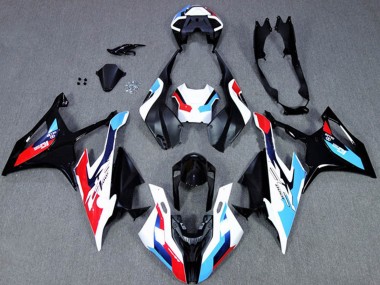 Buy 2019-2022 Black White Blue BMW S1000RR Motorcycle Fairings UK