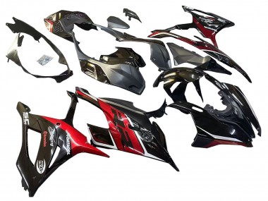 Buy 2019-2022 Black Dark Red BMW S1000RR Motorcycle Fairings UK