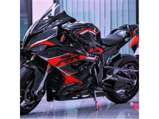 2019-2022 Black Dark Red BMW S1000RR Motorcycle Fairings UK