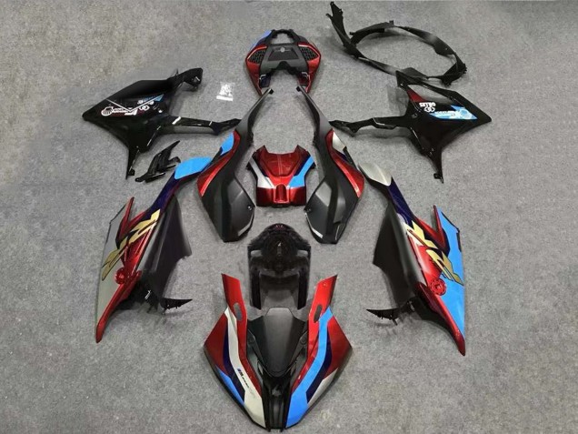 2019-2022 White Blue Red Black BMW S1000RR Motorcycle Fairing Kits UK