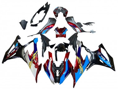 Buy 2019-2022 White Blue Red Black BMW S1000RR Motorcycle Fairing UK
