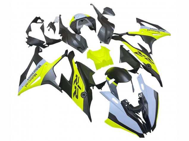 2019-2022 Black Yellow Grey BMW S1000RR Motorcycle Fairings UK