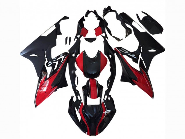 2017-2018 Red Matte Black BMW S1000RR Motorcycle Fairings UK