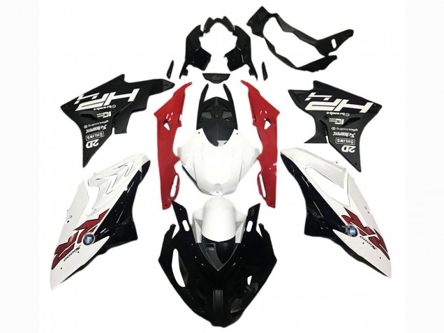2017-2018 White Red Matte Black BMW S1000RR Motorcycle Fairings UK
