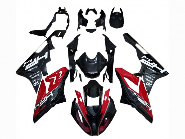2017-2018 Red Glossy Black BMW S1000RR Motorcycle Fairing UK