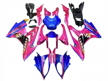 Buy 2017-2018 Pink Blue Yellow Shark BMW S1000RR Motorcycle Fairings UK