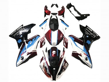 Buy 2017-2018 White Blue Red Glossy Black BMW S1000RR Abs Fairings UK
