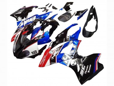 Buy 2017-2018 White Blue Red Glossy Black BMW S1000RR Motorcycle Fairings Kits UK