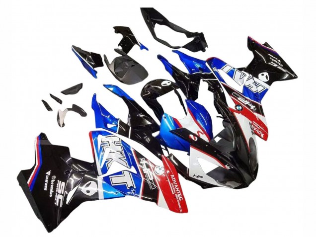 2017-2018 White Blue Red Glossy Black BMW S1000RR Motorcycle Fairings Kits UK