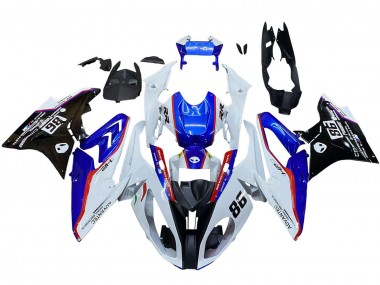 Buy 2017-2018 White Blue Red Glossy Black BMW S1000RR Bike Fairings UK