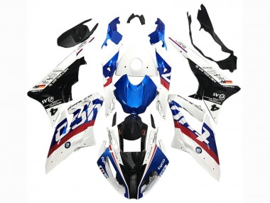 Buy 2017-2018 White Blue Red Glossy Black Tyco BMW S1000RR Motorcycle Fairings UK