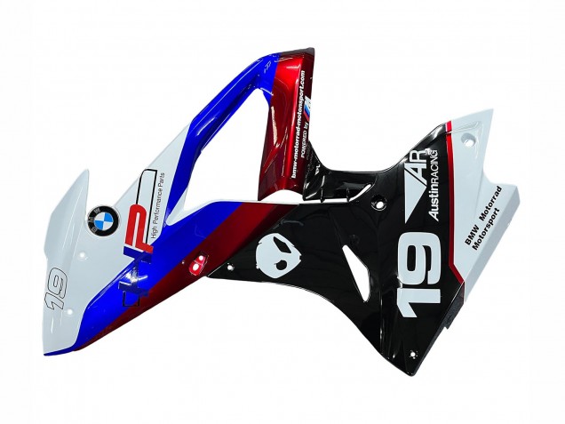 2017-2018 White Red Blue Black BMW S1000RR Motorcycle Fairings UK