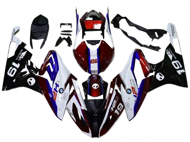 2017-2018 White Red Blue Black BMW S1000RR Motorcycle Fairings UK
