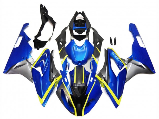 2017-2018 Silver Blue Yellow BMW S1000RR Motorcycle Fairings UK