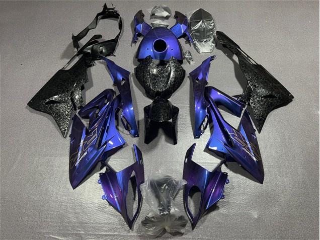 2017-2018 Blue Black Forged Carbon Fiber BMW S1000RR Motorcycle Fairings UK
