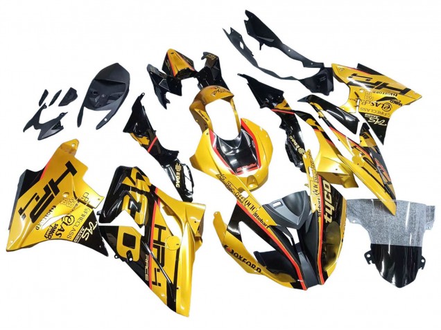 2017-2018 Gold Black Tyco BMW S1000RR Motorcycle Fairings UK