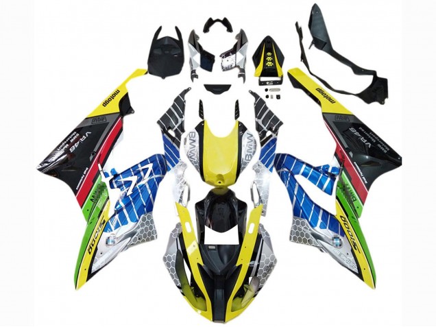 2017-2018 Yellow Blue Red Green Black VR BMW S1000RR Motorcycle Fairings UK