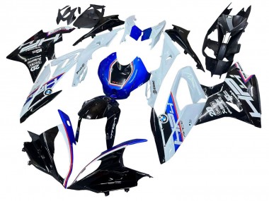 Buy 2015-2016 White Blue Glossy Black BMW S1000RR Motorcycle Fairing Kits UK
