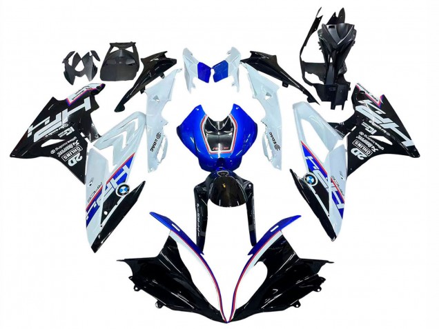 2015-2016 White Blue Glossy Black BMW S1000RR Motorcycle Fairing Kits UK