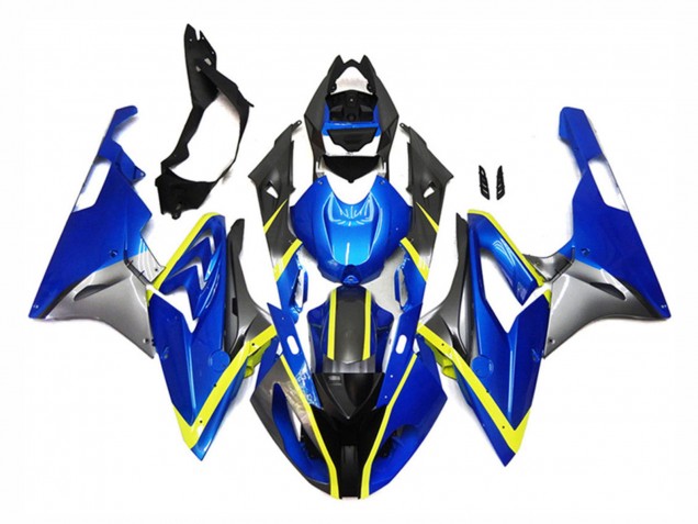 2015-2016 Silver Yellow Blue BMW S1000RR Motorcycle Fairings UK