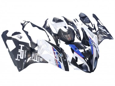 Buy 2015-2016 White Blue Black Carbon Fiber BMW S1000RR Motorcycle Fairings UK