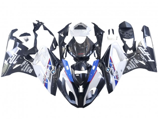 2015-2016 White Blue Black Carbon Fiber BMW S1000RR Motorcycle Fairings UK