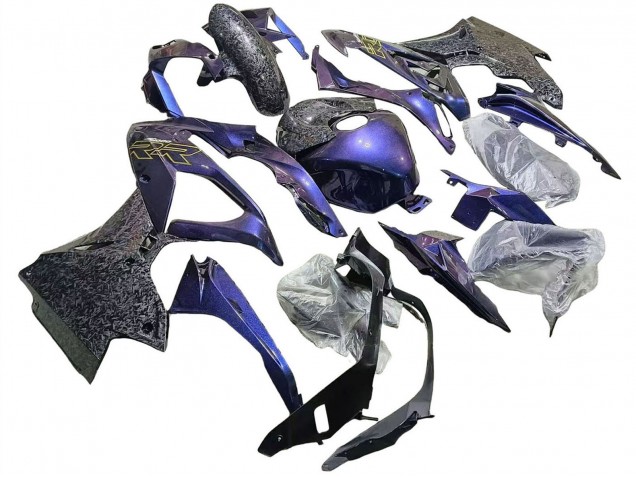 2015-2016 Gradient Puple Blue Forged Carbon Fiber BMW S1000RR Motorcycle Fairings UK