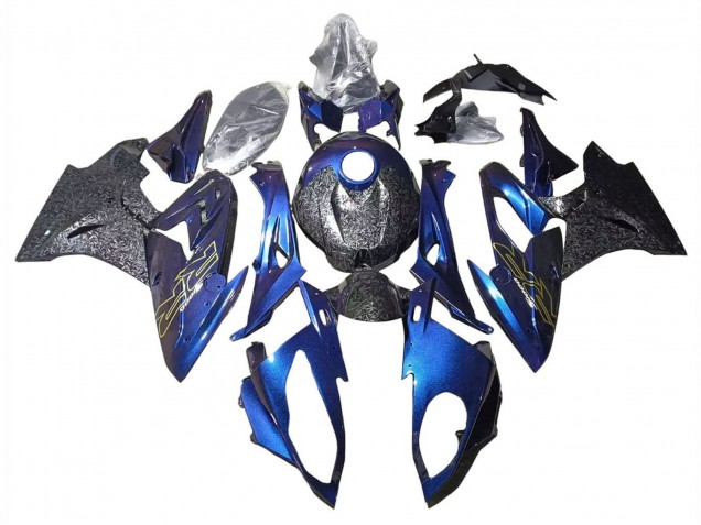 2015-2016 Gradient Puple Blue Forged Carbon Fiber BMW S1000RR Motorcycle Fairings UK
