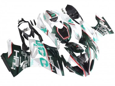 Buy 2015-2016 White Green Black BMW S1000RR Motorcycle Fairings UK