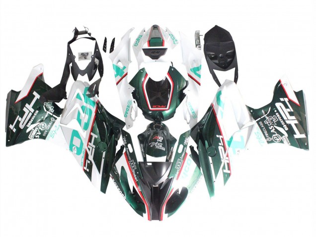 2015-2016 White Green Black BMW S1000RR Motorcycle Fairings UK
