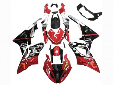 Buy 2015-2016 Silver Red Black Green Monster Isle of Man BMW S1000RR Motorcycle Fairings UK