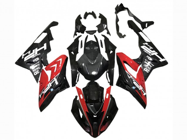 2015-2016 Red Black Carbon Fiber BMW S1000RR Motorcycle Fairings UK