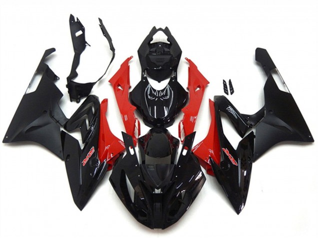 2015-2016 Red Glossy Black Matte Black BMW S1000RR Motorcycle Fairing UK