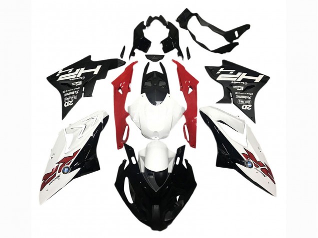 2015-2016 White Red Matte Black BMW S1000RR Motorcycle Fairings UK