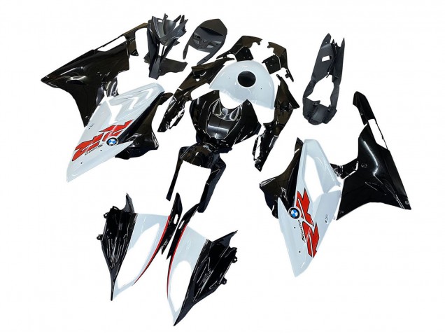 2015-2016 White Black Carbon Fiber BMW S1000RR Motorcycle Fairings UK