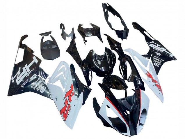 2015-2016 White Glossy Black BMW S1000RR Motorcycle Fairings UK