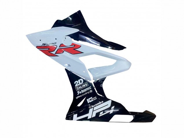 2015-2016 White Glossy Black BMW S1000RR Motorcycle Fairings UK