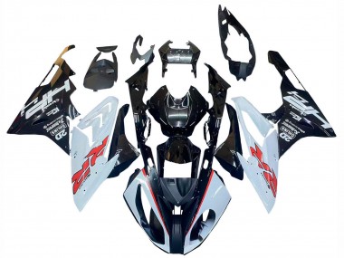 Buy 2015-2016 White Glossy Black BMW S1000RR Motorcycle Fairings UK