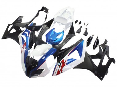 Buy 2009-2014 White Blue Matte Black BMW S1000RR Motorcycle Fairings UK