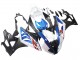 2009-2014 White Blue Matte Black BMW S1000RR Motorcycle Fairings UK