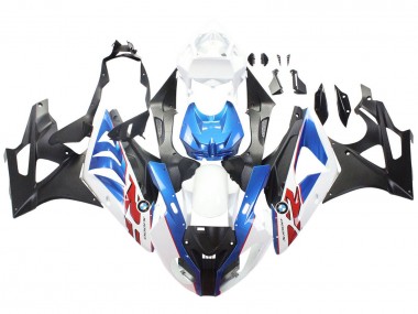 Buy 2009-2014 White Blue Matte Black BMW S1000RR Motorcycle Fairings UK