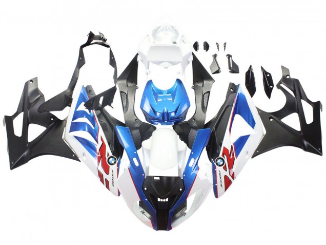 2009-2014 White Blue Matte Black BMW S1000RR Motorcycle Fairings UK