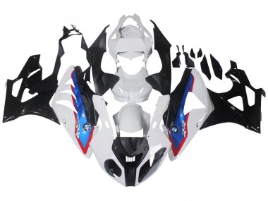Buy 2009-2014 White Red Blue Glossy Black HP Becker Caabon BMW S1000RR Motorcycle Fairings UK
