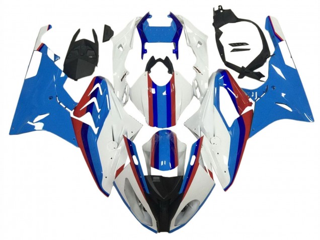 2009-2014 White Red Blue BMW S1000RR Motorcycle Fairings UK