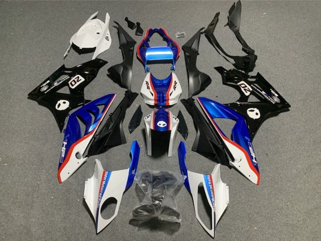 2009-2014 White Red Blue Glossy Black BMW S1000RR Motorcycle Plastics UK