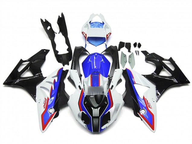 2009-2014 White Red Blue Glossy Black Carbon Fiber RR BMW S1000RR Motorcycle Fairings UK