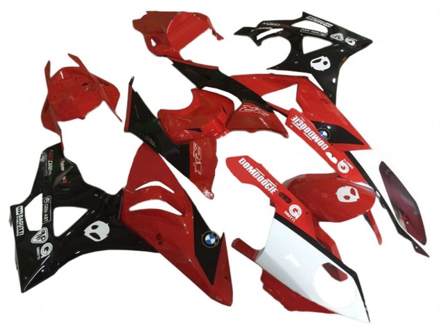 2009-2014 Red White Glossy Black BMW S1000RR Motorcycle Fairings UK