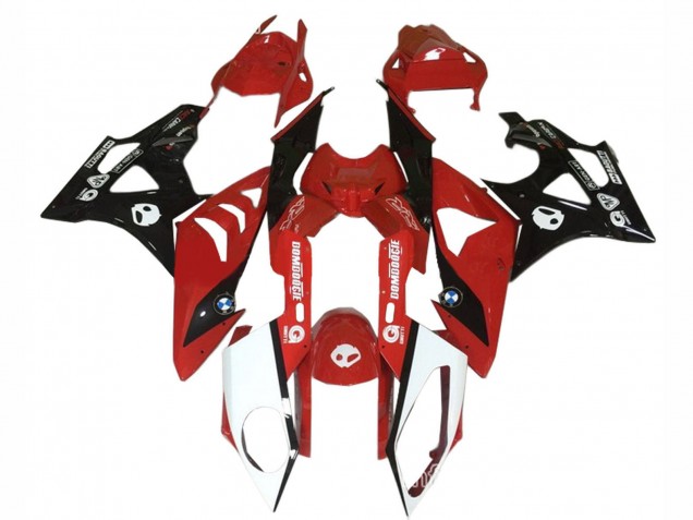 2009-2014 Red White Glossy Black BMW S1000RR Motorcycle Fairings UK