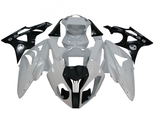2009-2014 White Glossy Black BMW S1000RR Motorcycle Fairings UK