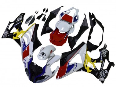 Buy 2009-2014 White Red Yellow Black Castrol BMW S1000RR Motorcycle Fairings UK